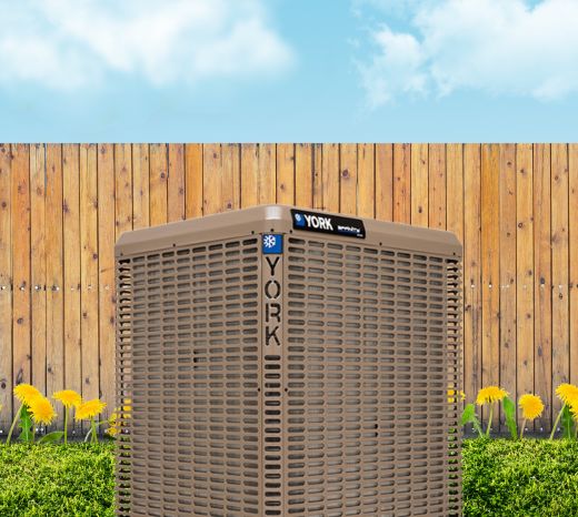 An image of a York air conditioner introduces a blog about the importance of AC maintenance
